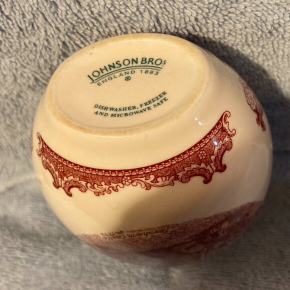 VTG 2003 Johnson Brothers Pink Vase or Decanter-Farnham Castle Pictured-6" H-EUC - Picture 5 of 9